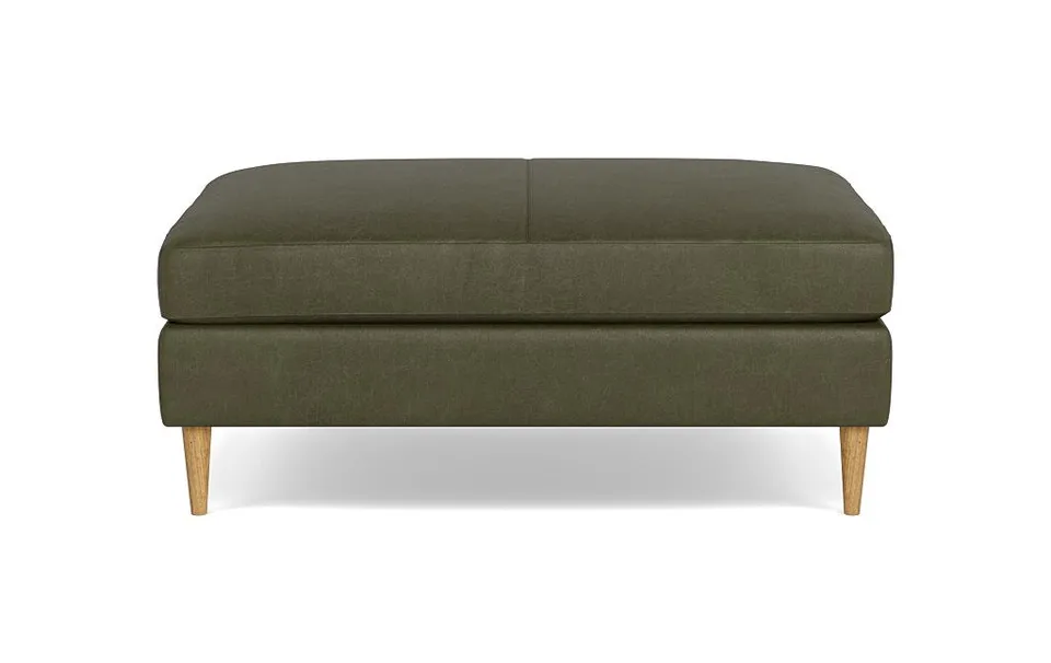 Sloan Leather Ottoman