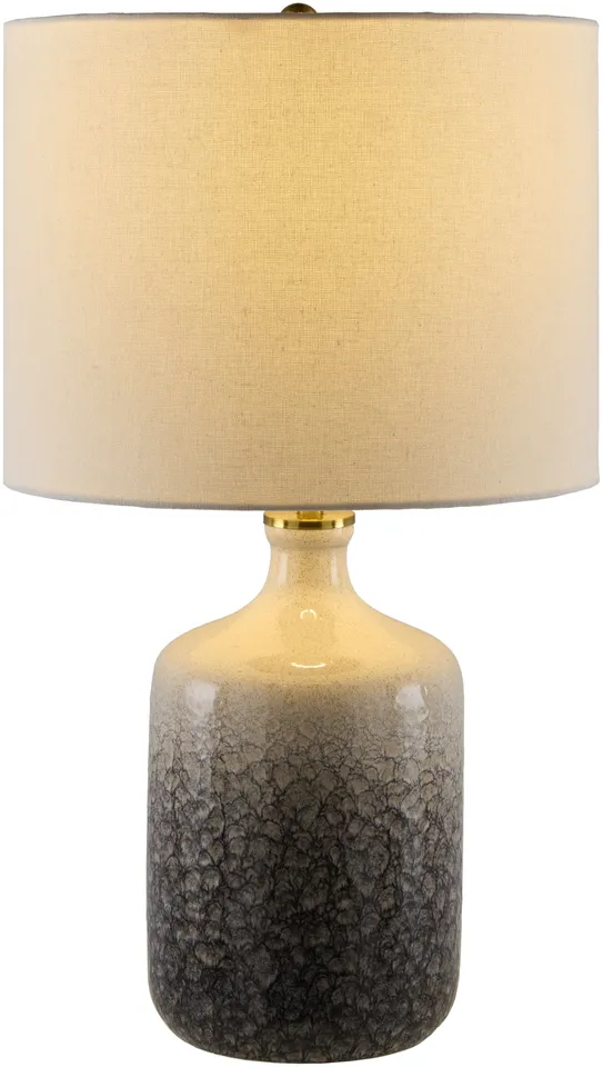 Benin  Glazed 23"H x 13"W x 13"D Accent Table Lamp