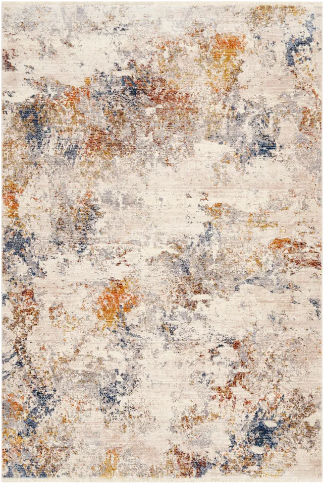 Ephesians Beige Indoor 8'10" x 13' Machine Woven Rug