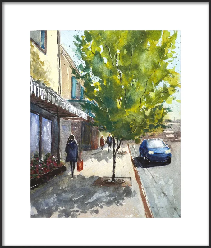 Shops in Laguna by Lauren Dusing for Artfully Walls