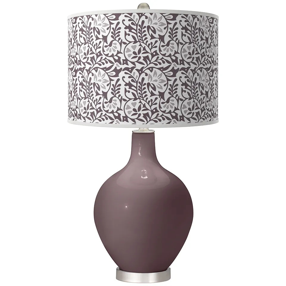 Poetry Plum Gardenia Ovo Table Lamp
