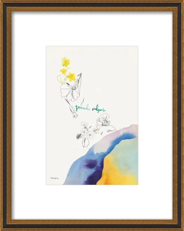 Primula Vulgaris by META WRABER for Artfully Walls