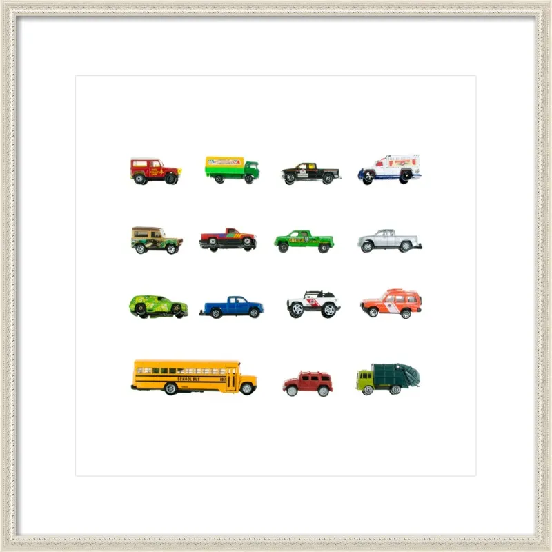 Vintage Toy Trucks by Jennifer Steen Booher for Artfully Walls