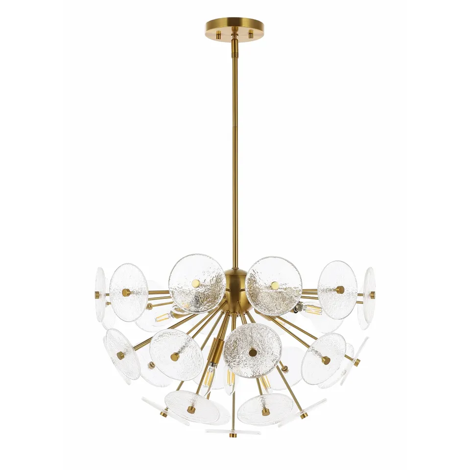 Miri 6 Light 23.75" Pendant - Brass