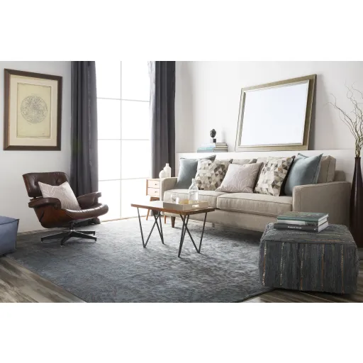 Shibui Blue Indoor 5' x 8' Handmade Rug