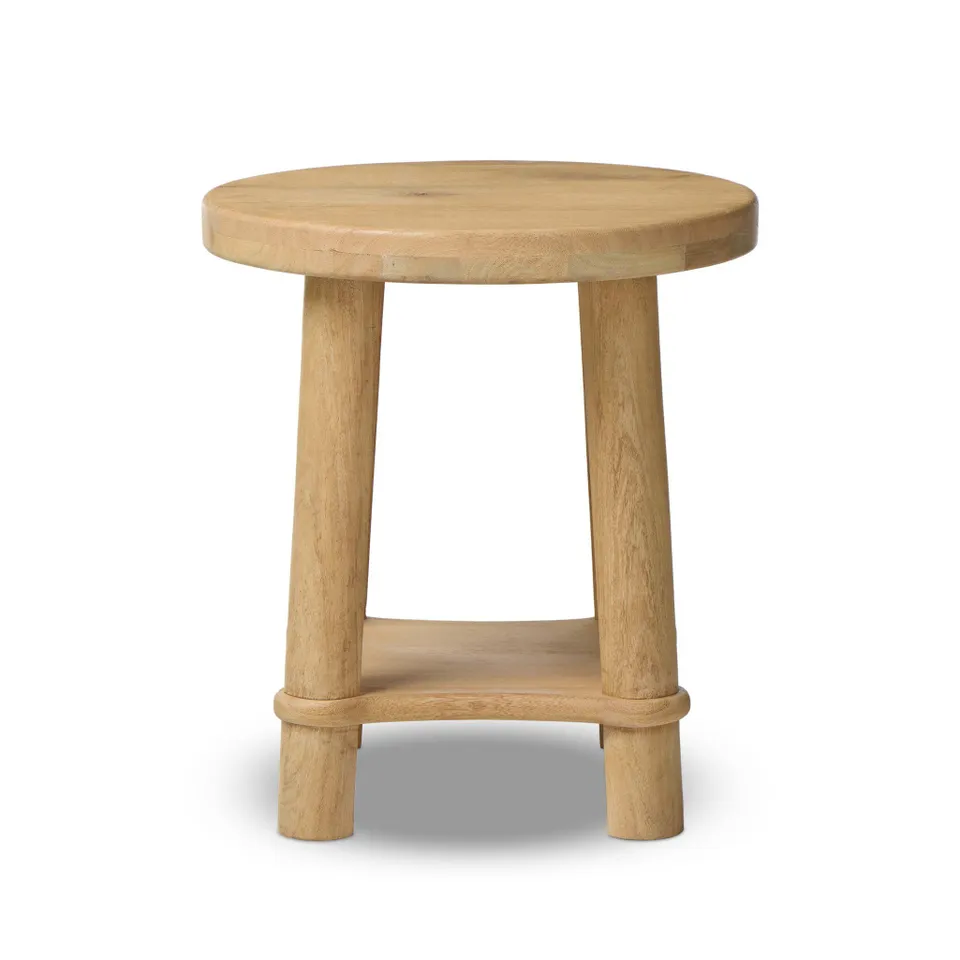 Daley End Table - Light Natural Mango