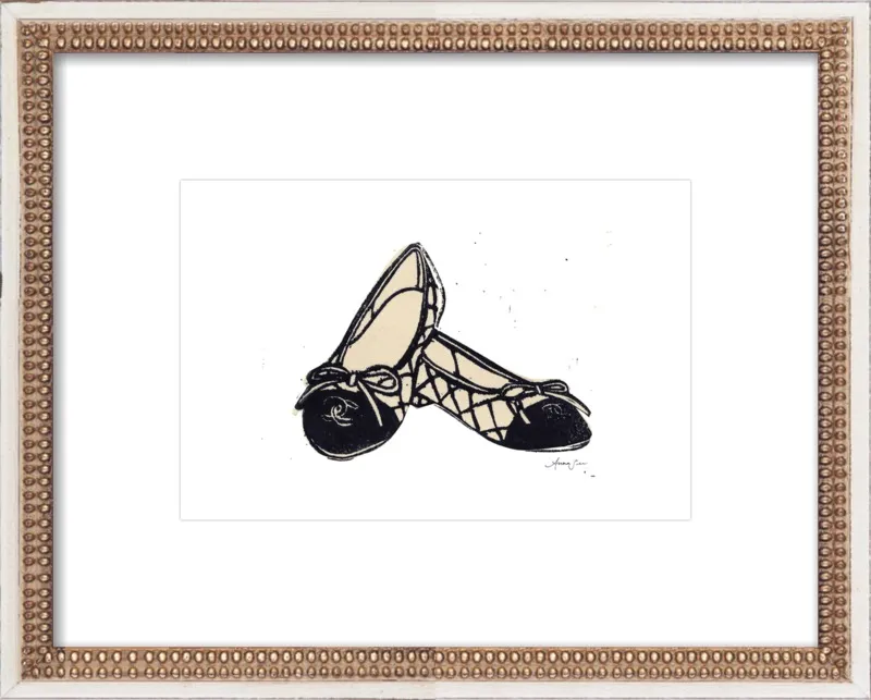 Chanel Ballet Flats by Anna See for Artfully Walls