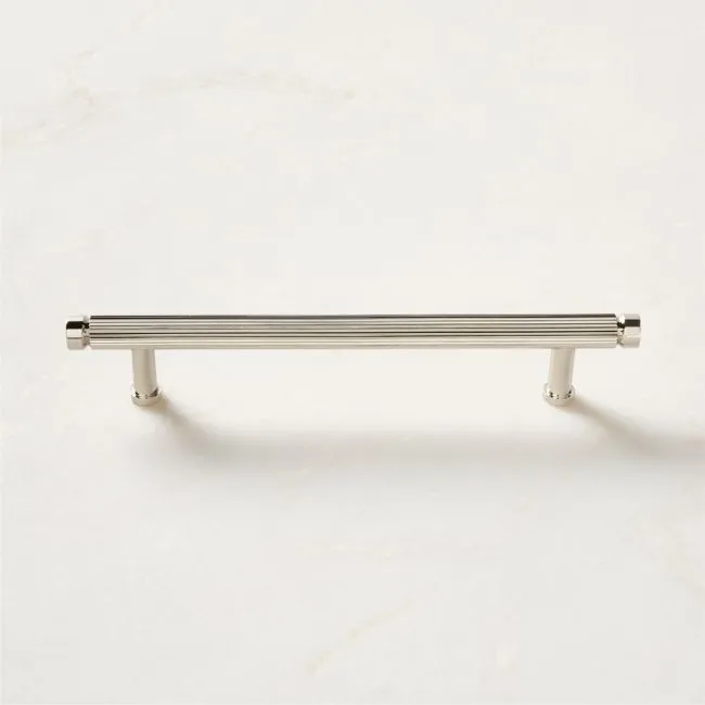 Mirabell Polished Nickel Cabinet Handle 6"