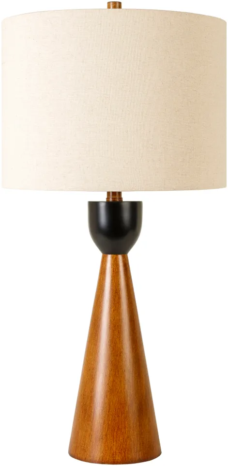 Downey Brown Painted 29"H x 15"W x 15"D Accent Table Lamp