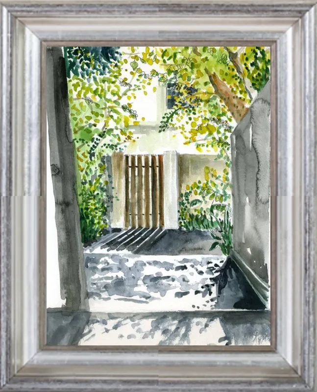 Garden Gate by Miri Eshet for Artfully Walls