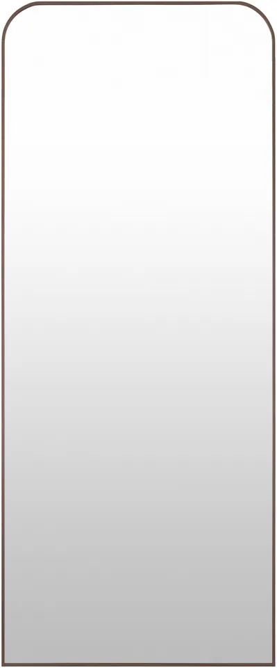 Aranya Dark Brown 67"H x 28"W x 1"D Full Length Mirror
