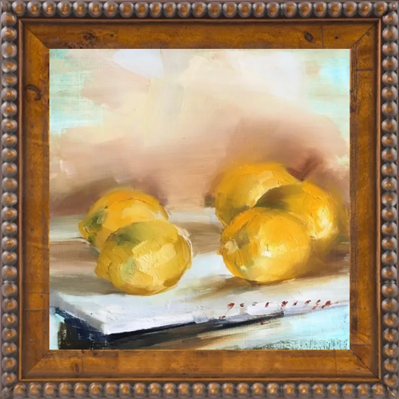 "Lemons" by Georgesse Gomez for Artfully Walls