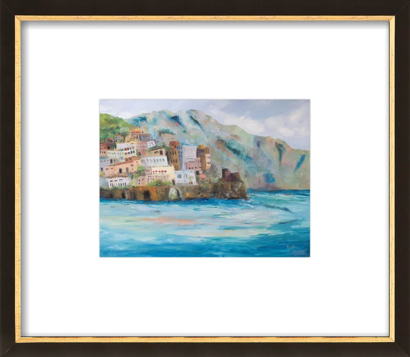 Amalfi Coast by Renee A Ortiz for Artfully Walls