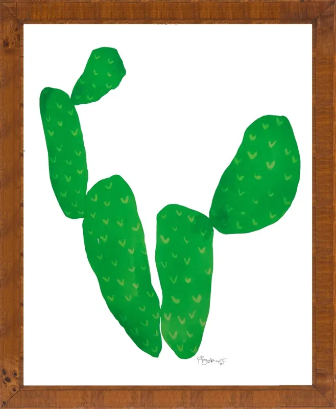 Green Cacti by Kate Roebuck for Artfully Walls