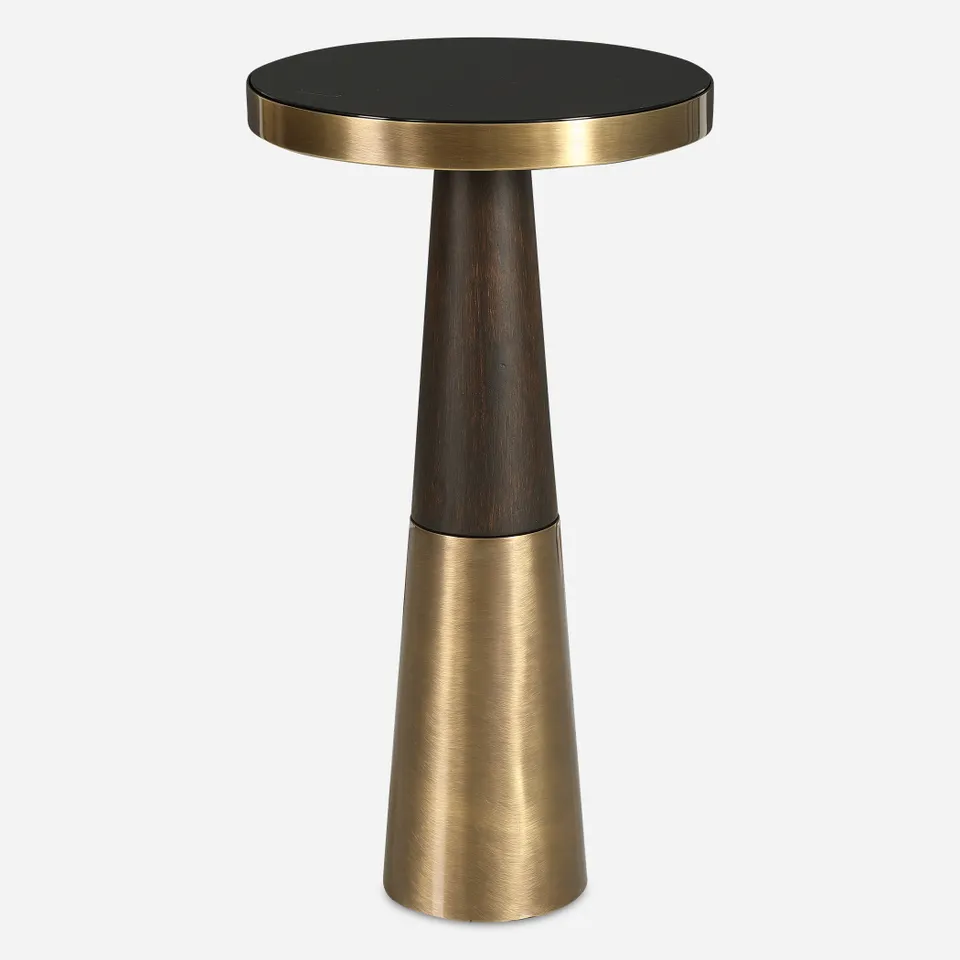 Fortier Black Accent Table