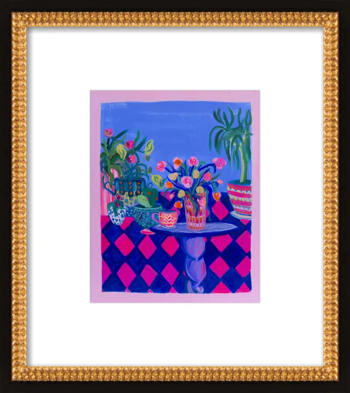 Pots and Plants painting by Davina Shefet for Artfully Walls