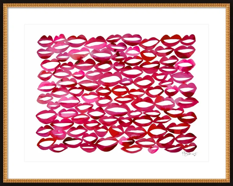 Juicy Lips by Kate Roebuck for Artfully Walls