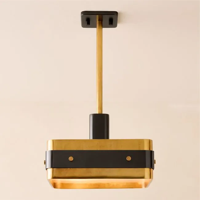 Tavish Aged Brass Pendant Light