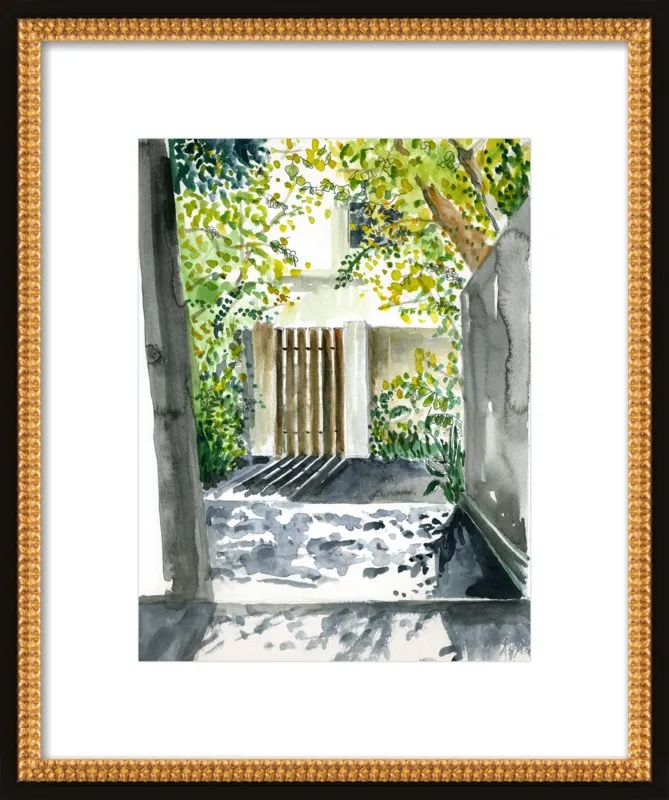 Garden Gate by Miri Eshet for Artfully Walls