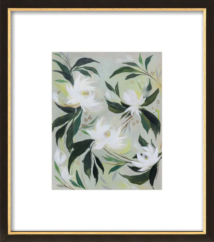 White Gardenia by Rachel Roe for Artfully Walls