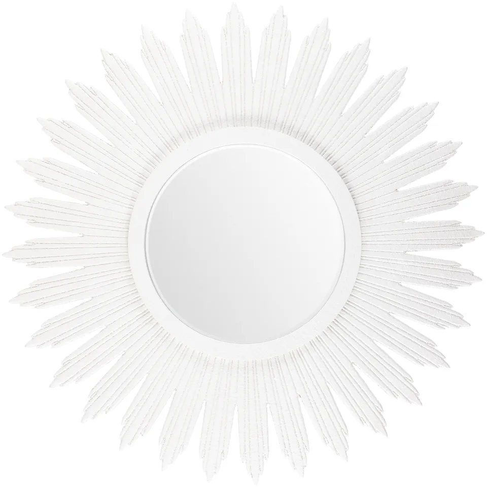 Altair White 30"H x 30"W x 2"D Accent Mirror