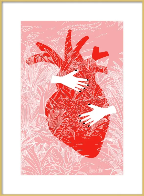 REFUGE ROSE by Claire Colin for Artfully Walls