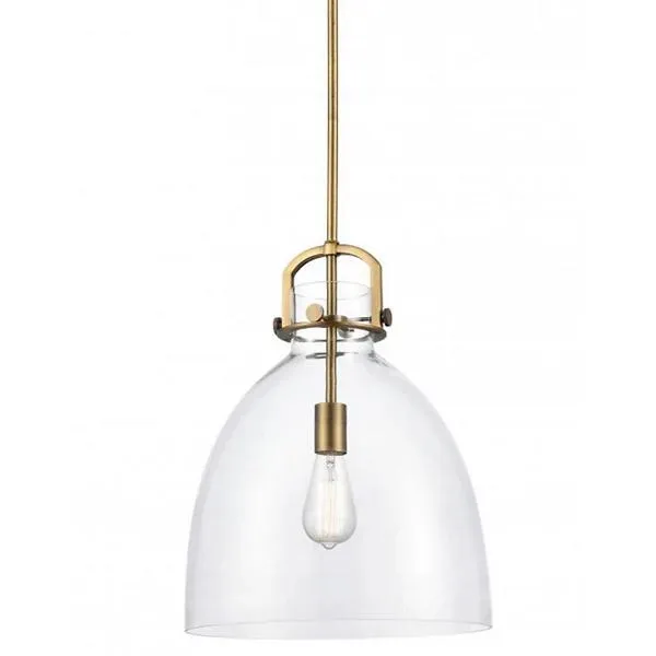 Preston Arched Frame Glass Dome Pendant