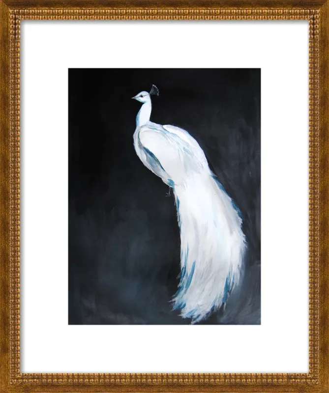 White Peacock II by Christine Lindstrom for Artfully Walls