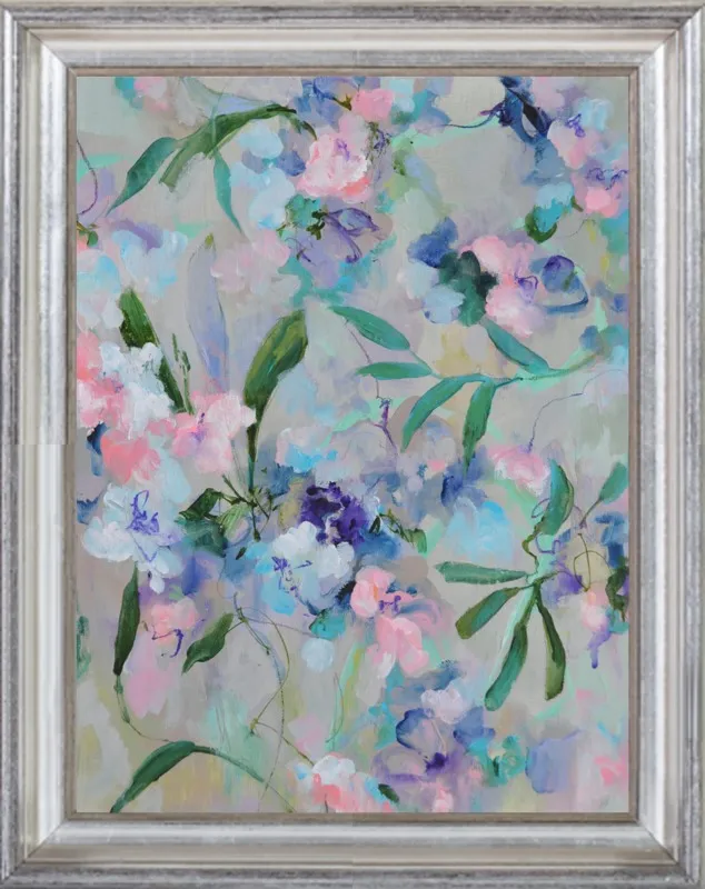 Arrangement in Blue and Lilac by Sonal Nathwani for Artfully Walls
