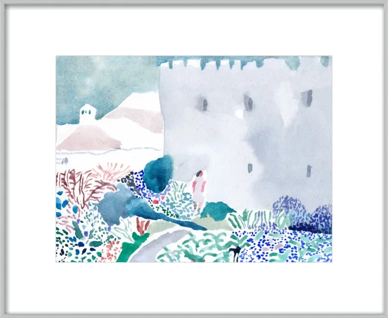 Castle Flowers by Charlotte Ager for Artfully Walls