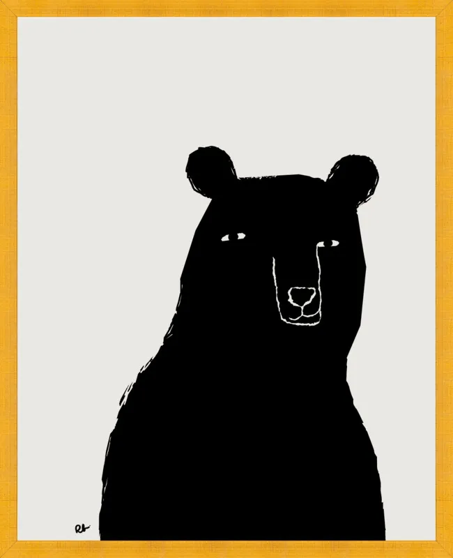 Benson the Bear by Rob Blackard for Artfully Walls