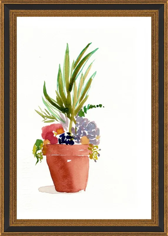 Succulent Garden by Christine Lindstrom for Artfully Walls