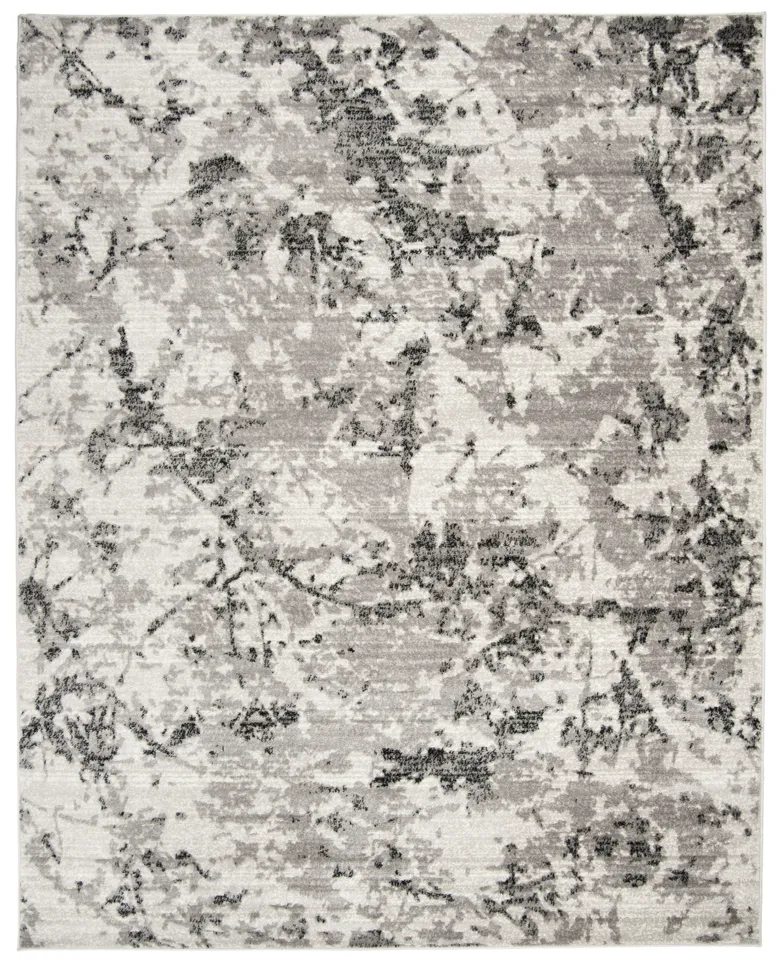 Arlo Home Woven Area Rug, SKY186K, Grey/Ivory,  8' X 10'