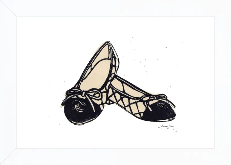 Chanel Ballet Flats by Anna See for Artfully Walls