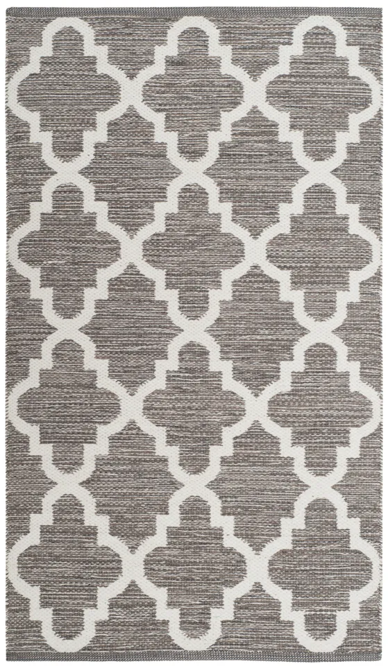 Arlo Home Hand Woven Area Rug, MTK611R, Beige/Ivory,  2' 3" X 7'