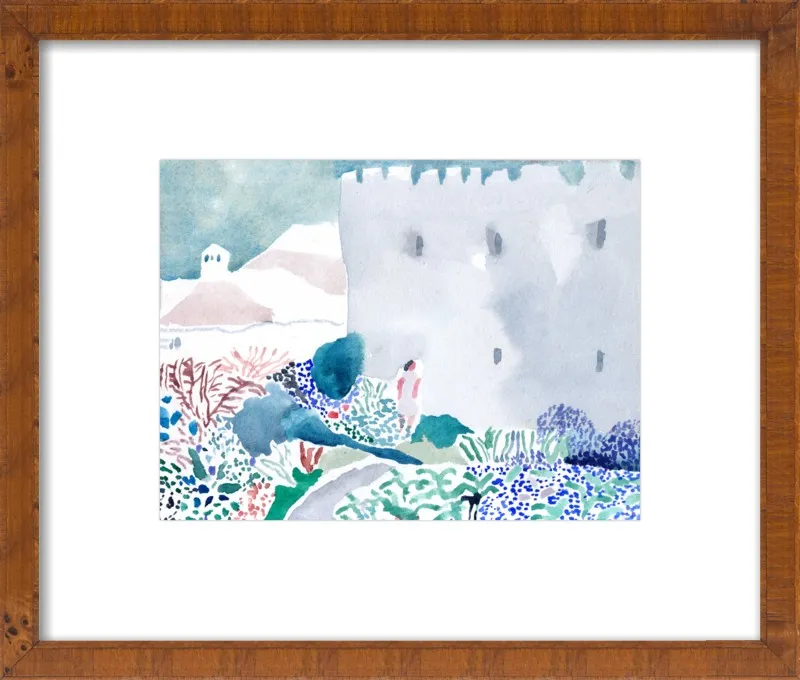 Castle Flowers by Charlotte Ager for Artfully Walls