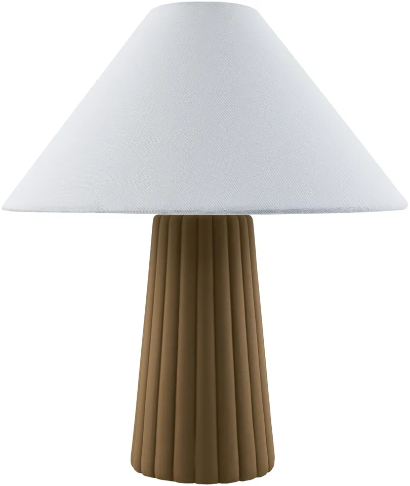 Conju  Hand Painted 16"H x 14"W x 14"D Accent Table Lamp