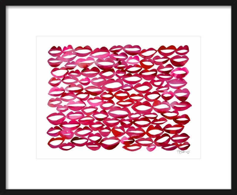 Juicy Lips by Kate Roebuck for Artfully Walls
