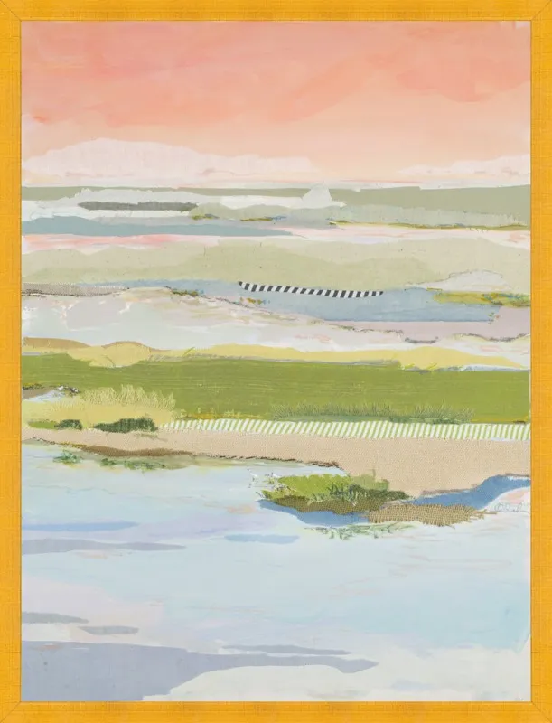 Marsh Blush East by Karin Olah for Artfully Walls