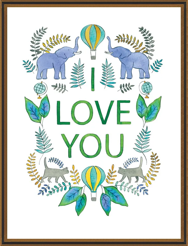 I Love You by Rachel Rogers for Artfully Walls