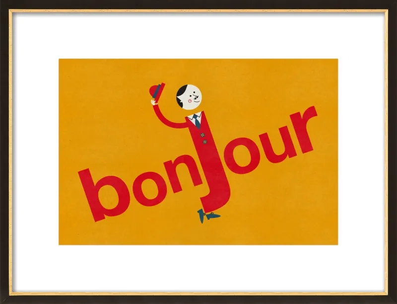 Bonjour by Blanca Gómez for Artfully Walls