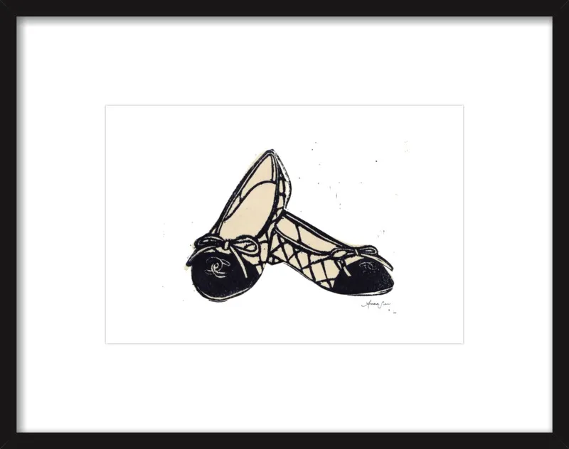 Chanel Ballet Flats by Anna See for Artfully Walls