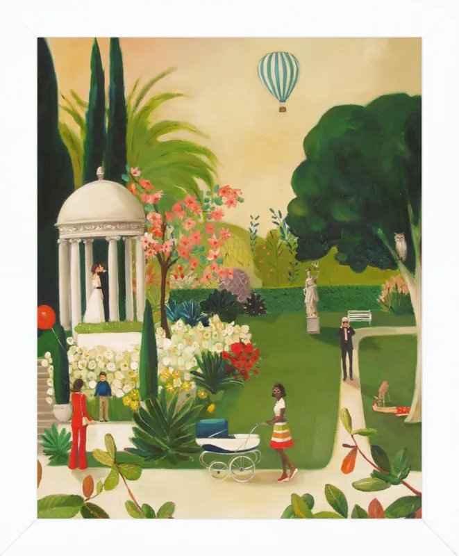 A Fainting in the Botanical Gardens by Janet Hill for Artfully Walls