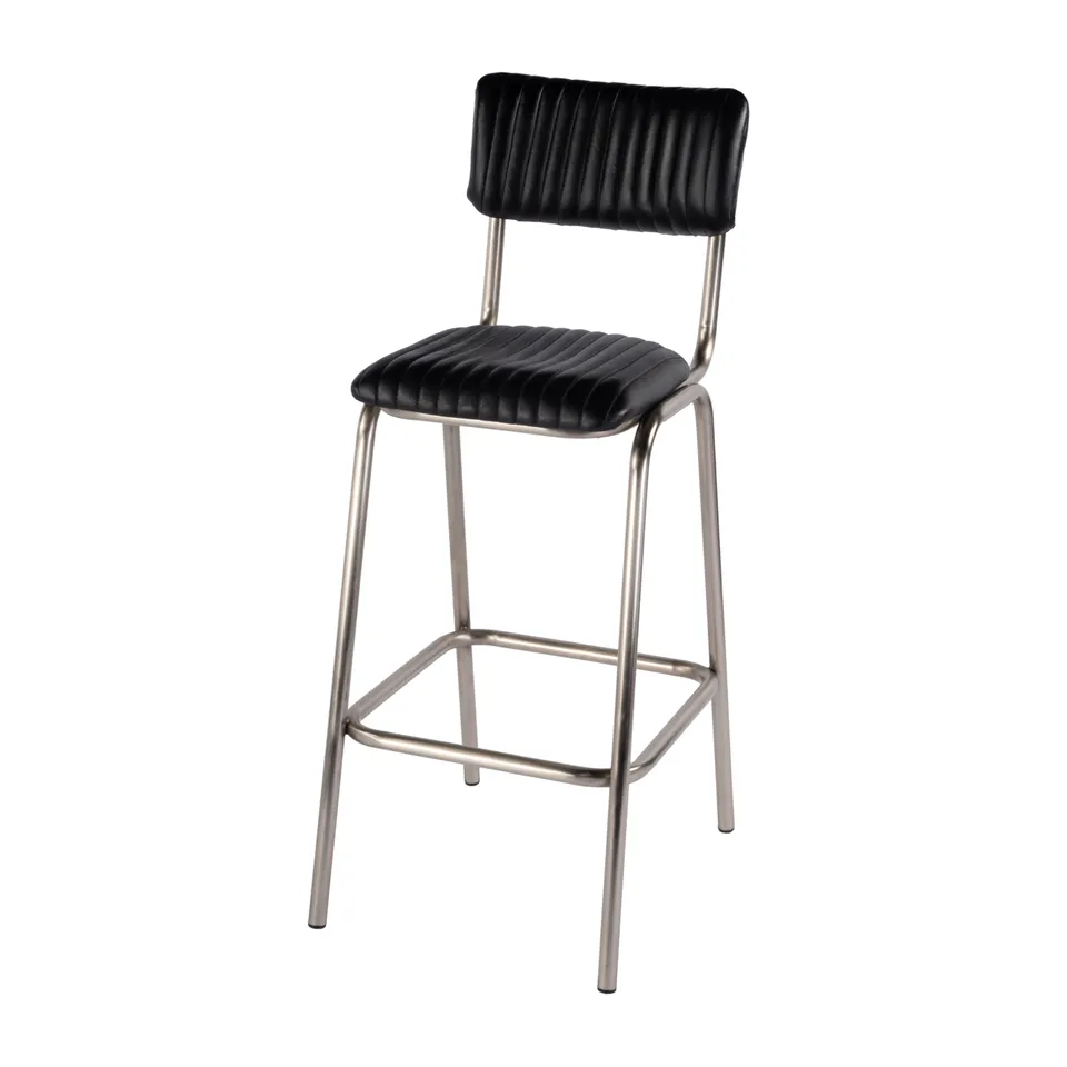 Waylon Black Bar Stool