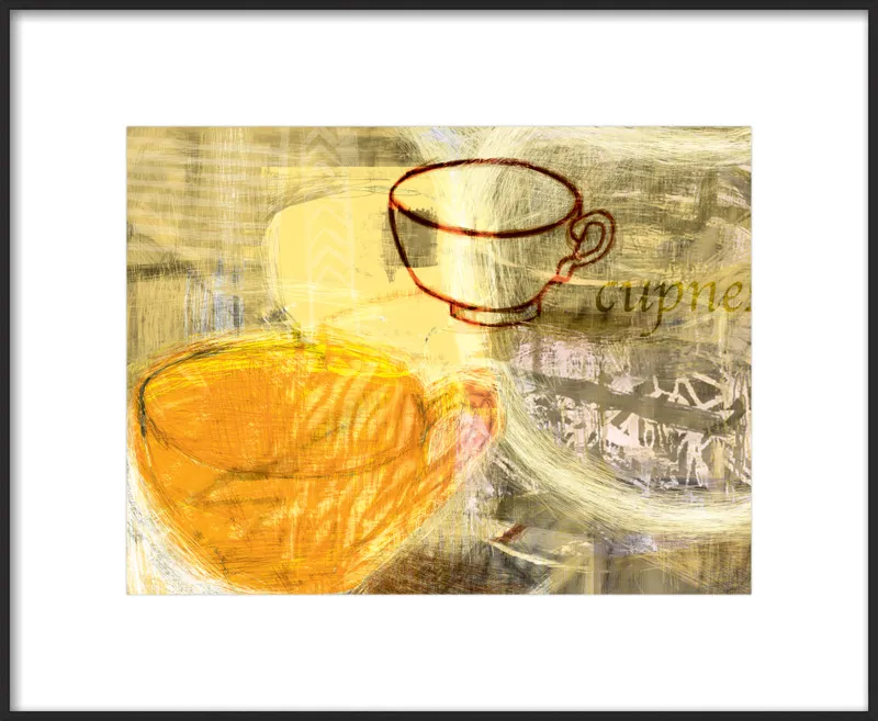 Still Life with Cups by Carmel Kushnir for Artfully Walls