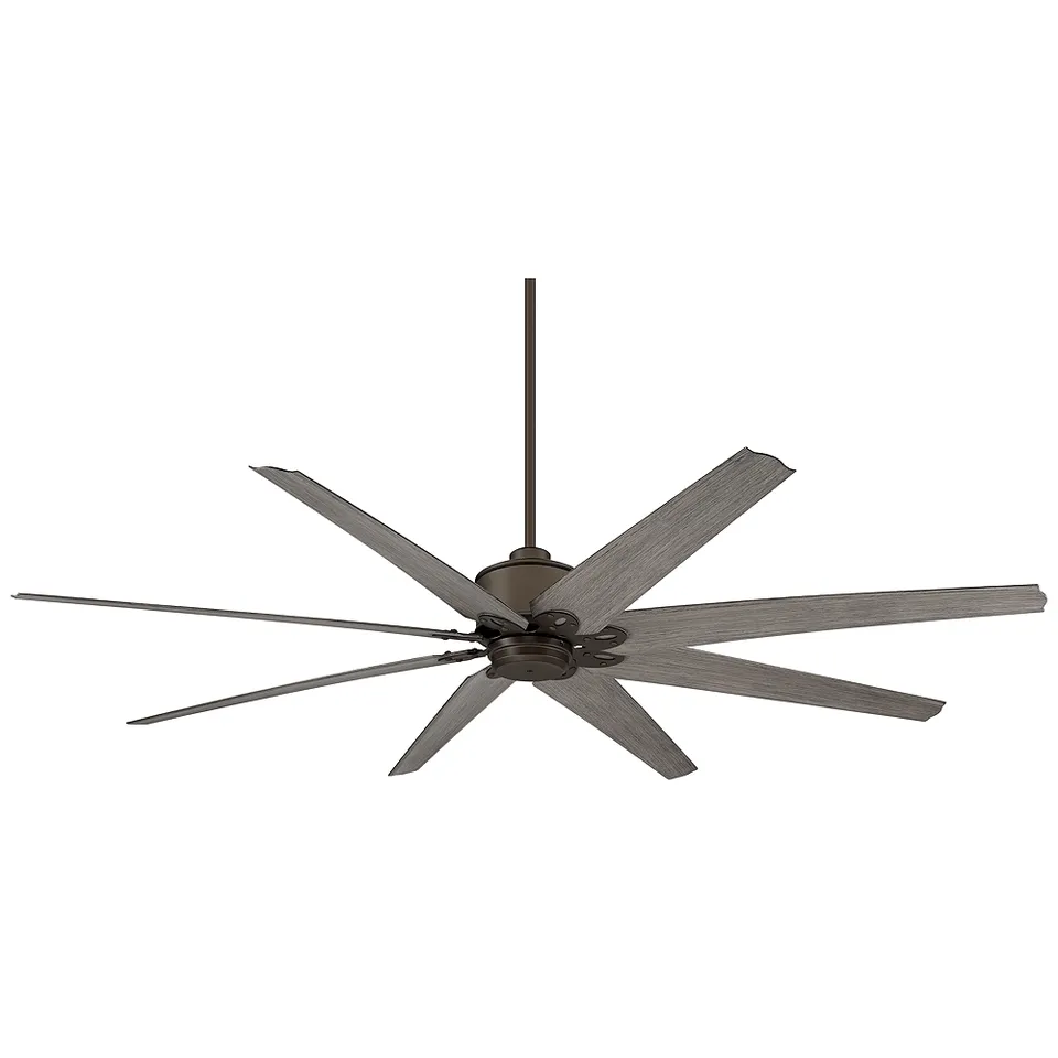 72" Casa Vieja Predator Emperial Bronze Outdoor Ceiling Fan w/Remote