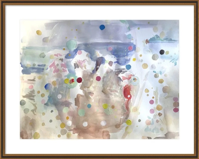 Beach scene (from memory)  by Hannah Dean for Artfully Walls