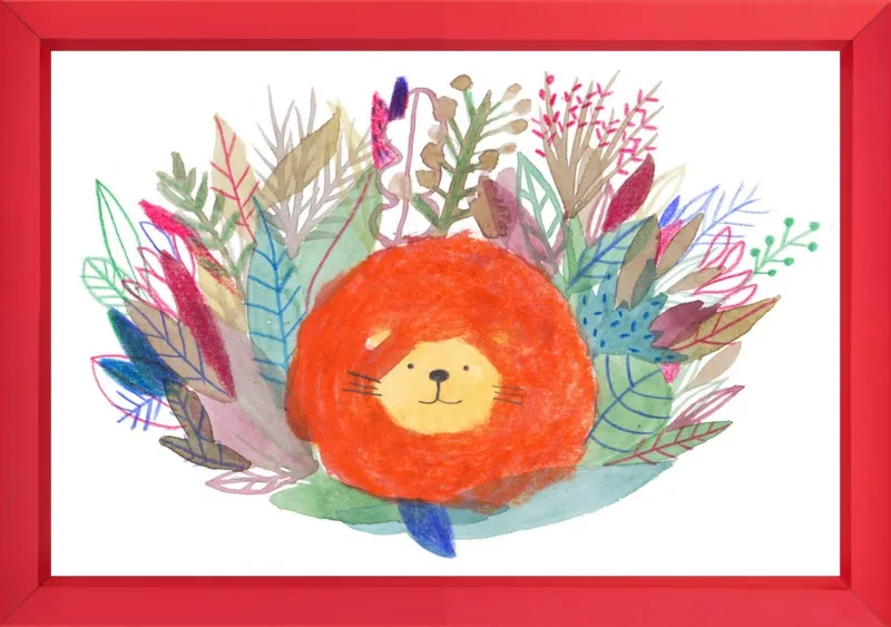 Lion by Marion Barraud for Artfully Walls