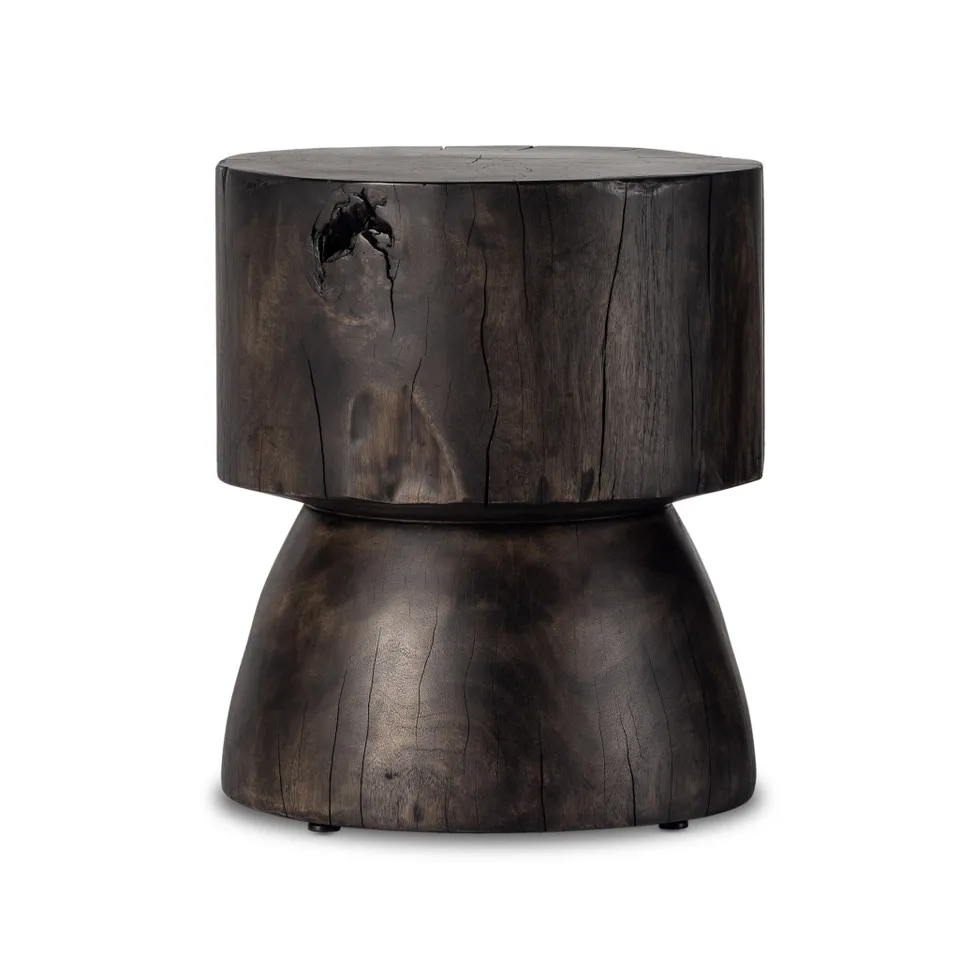 Tino End Table - Rubbed Black