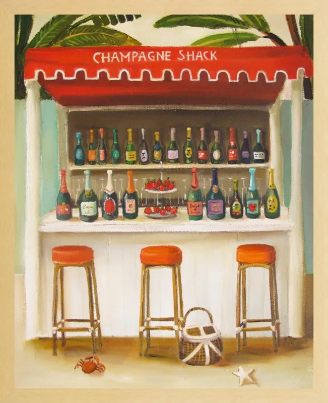 Champagne Shack by Janet Hill for Artfully Walls